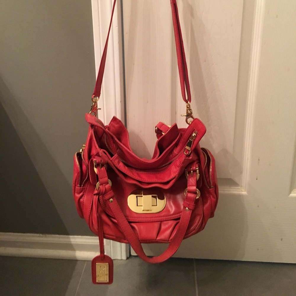 Red Badgley Mischka Purse